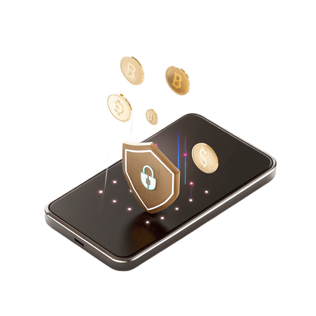 Crypto assets security illustration